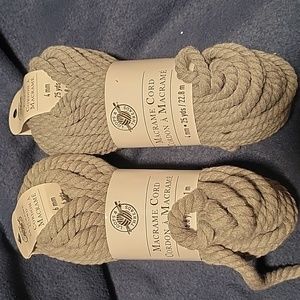 Brand new macrame cord